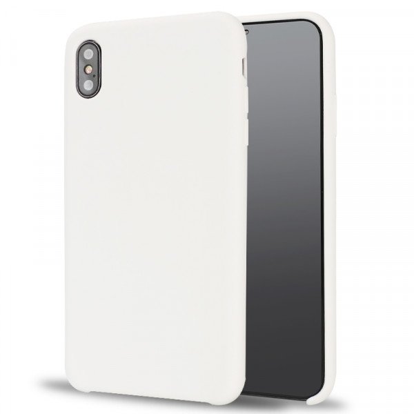 Wholesale iPhone Xs Max Pro Silicone Hard Case (White)